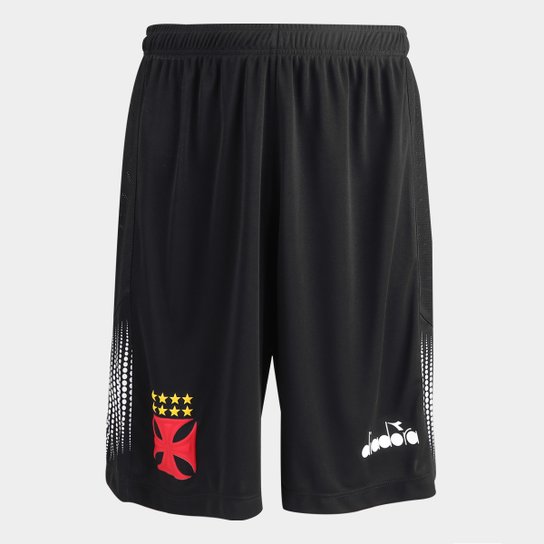 Calção Vasco I 2018 Diadora Masculino - Preto