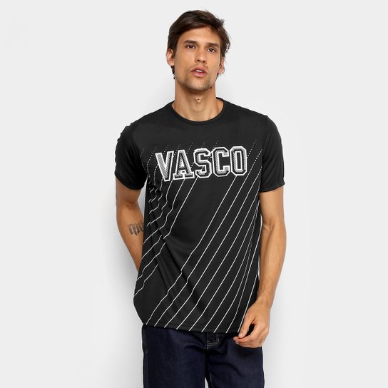 Camiseta Vasco Intus Masculina - Preto