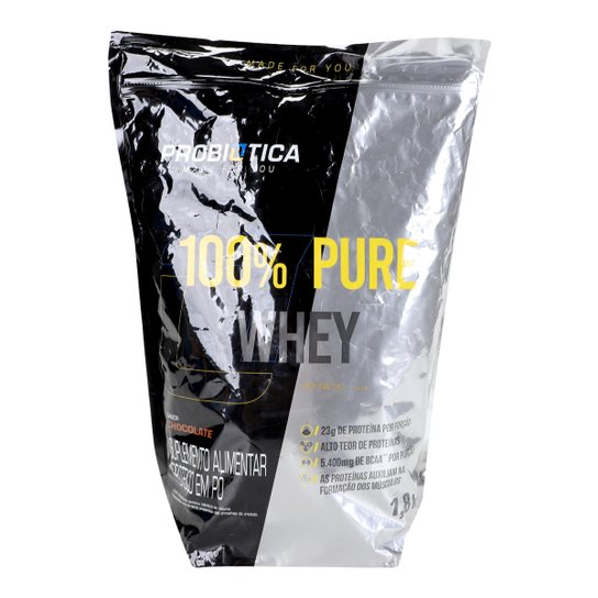 100% Pure Whey Probiótica Refil 1.8Kg