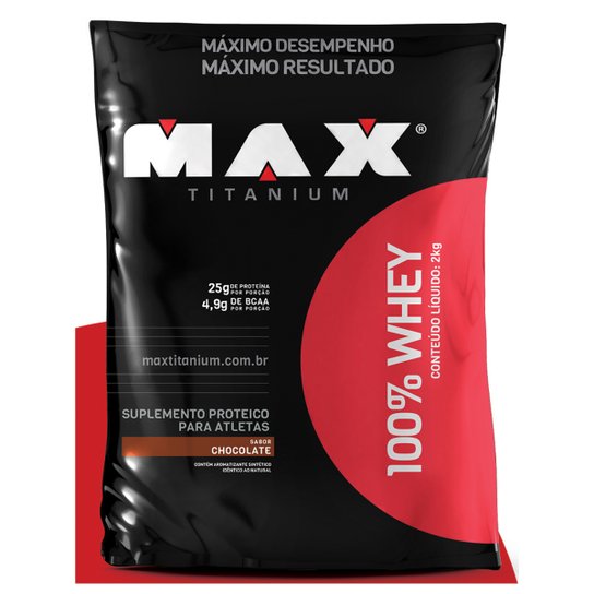 100% Whey 2 kg - Max Titanium