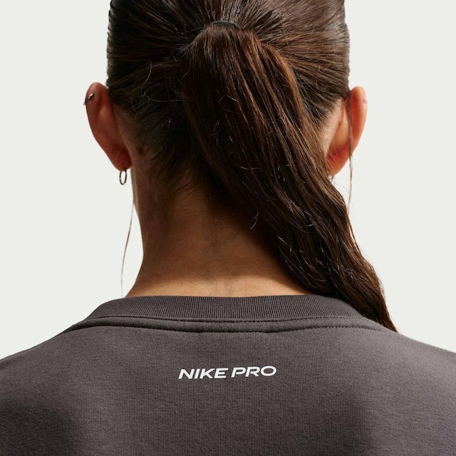 Blusão Cropped Nike Pro Fleece Feminino
