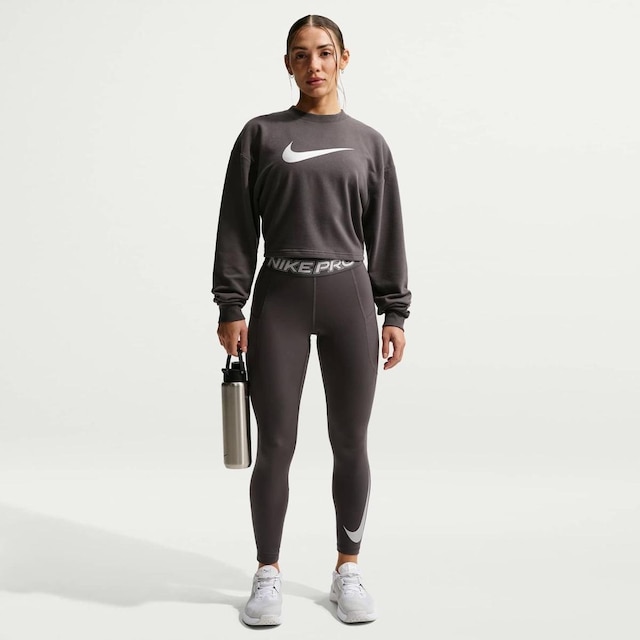Blusão Cropped Nike Pro Fleece Feminino