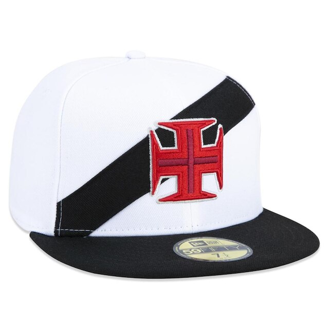 Boné New Era Vasco Da Gama 59FIFTY Aba Reta Fitted