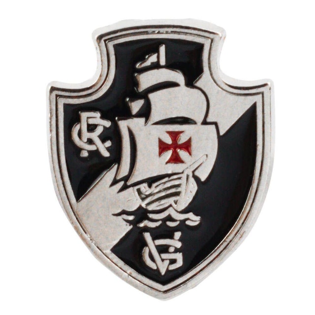Broche Botton Pin Metal Escudo Time 2.3x2cm - Vasco