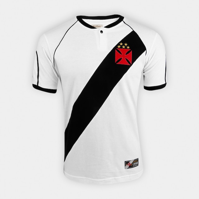 Camisa do Vasco Retrô Mania 1998 Libertadores Masculina