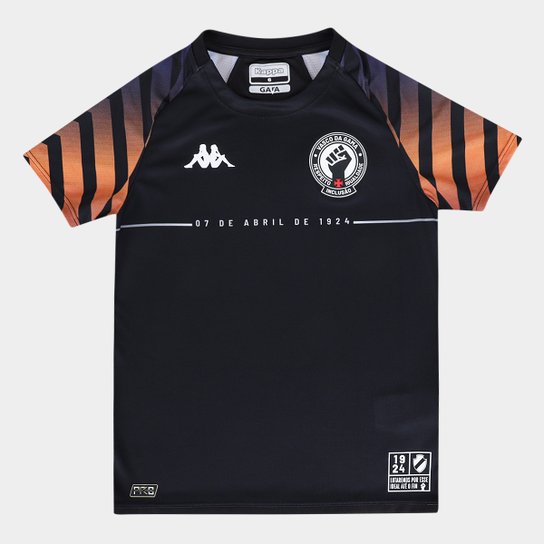 Camisa Infantil Vasco 24/25 s/n° Aquecimento Kappa Masculina