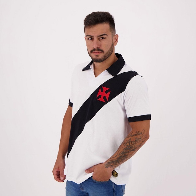 Camisa Polo Vasco da Gama Paris Masculina