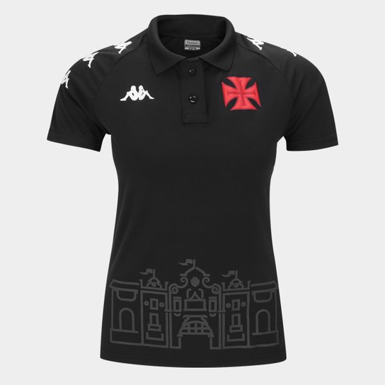 Camisa Polo Vasco Kappa São Januário Feminina