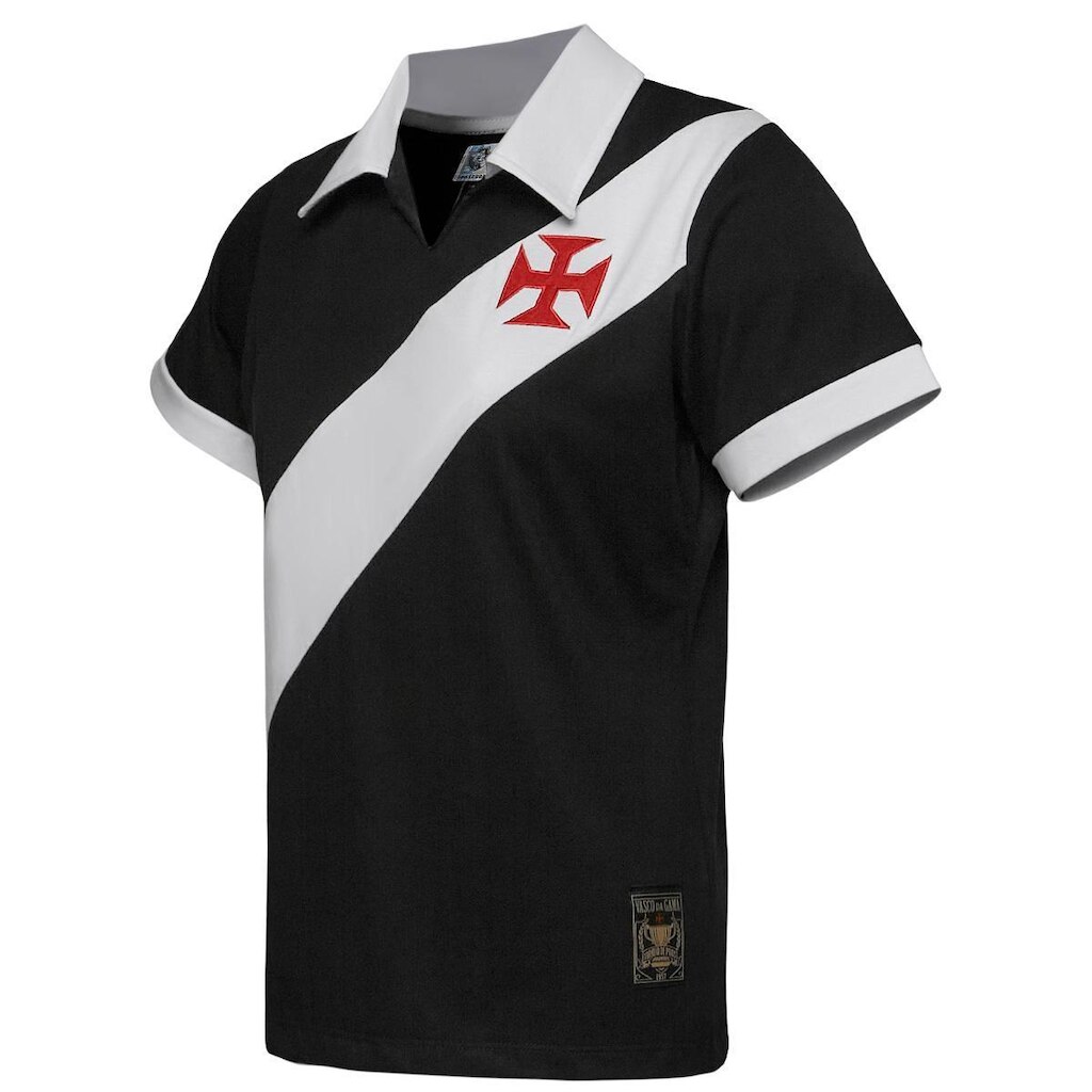 Camisa Retrô Vasco da Gama Réplica Torneio Paris 1957 Masculina