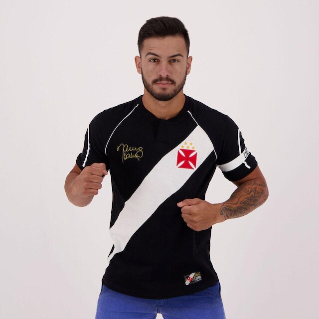 Camisa Vasco 1998 Retrô Mauro Galvão Masculina