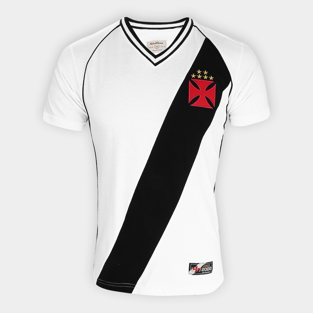 Camisa Vasco 2000 Mercosul Retrô Mania Masculina