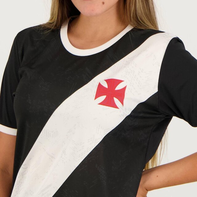 Camisa Vasco Building Feminina Preta