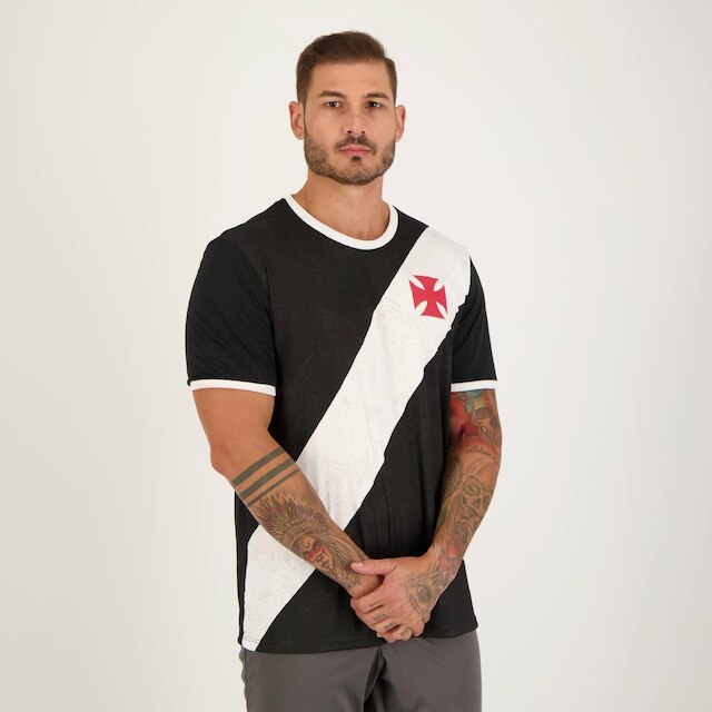 Camisa Vasco Building Preta