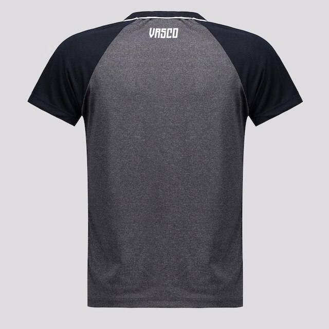 Camisa Vasco Cesto Infantil Cinza Escuro