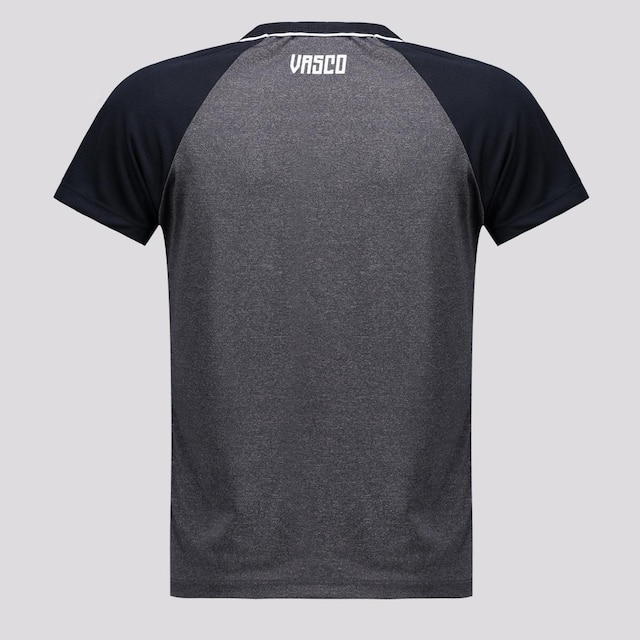 Camisa Vasco Cesto Infantil Cinza Escuro