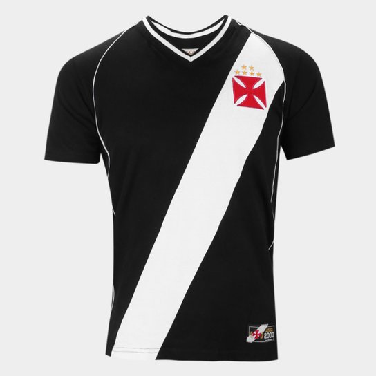 Camisa Vasco da Gama 2000 Brasileiro Retrô Mania Masculina