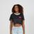Camisa Vasco Da Gama Cropped Grito - Feminino - Preto
