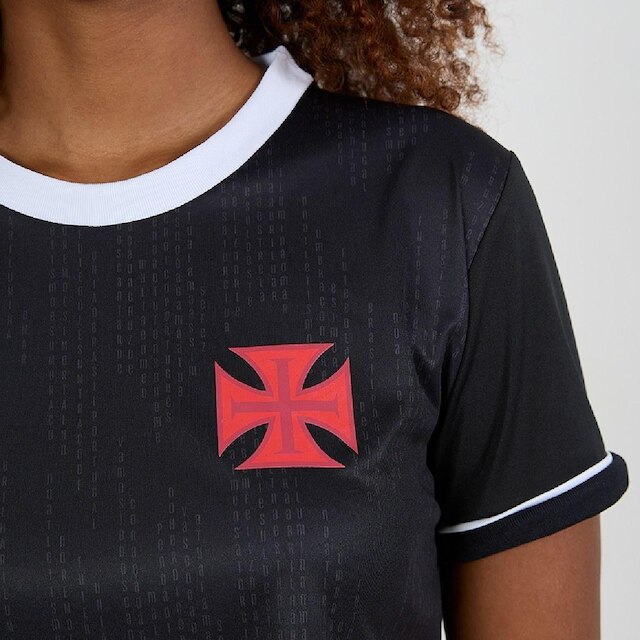 Camisa Vasco Da Gama Cropped Grito - Feminino