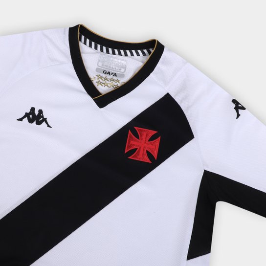 Camisa Vasco da Gama II 23/24 s/n° Jogador Manga Longa Kappa Feminina