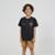 Camisa Vasco Da Gama Raglan Mosaico - Infantil - Preto