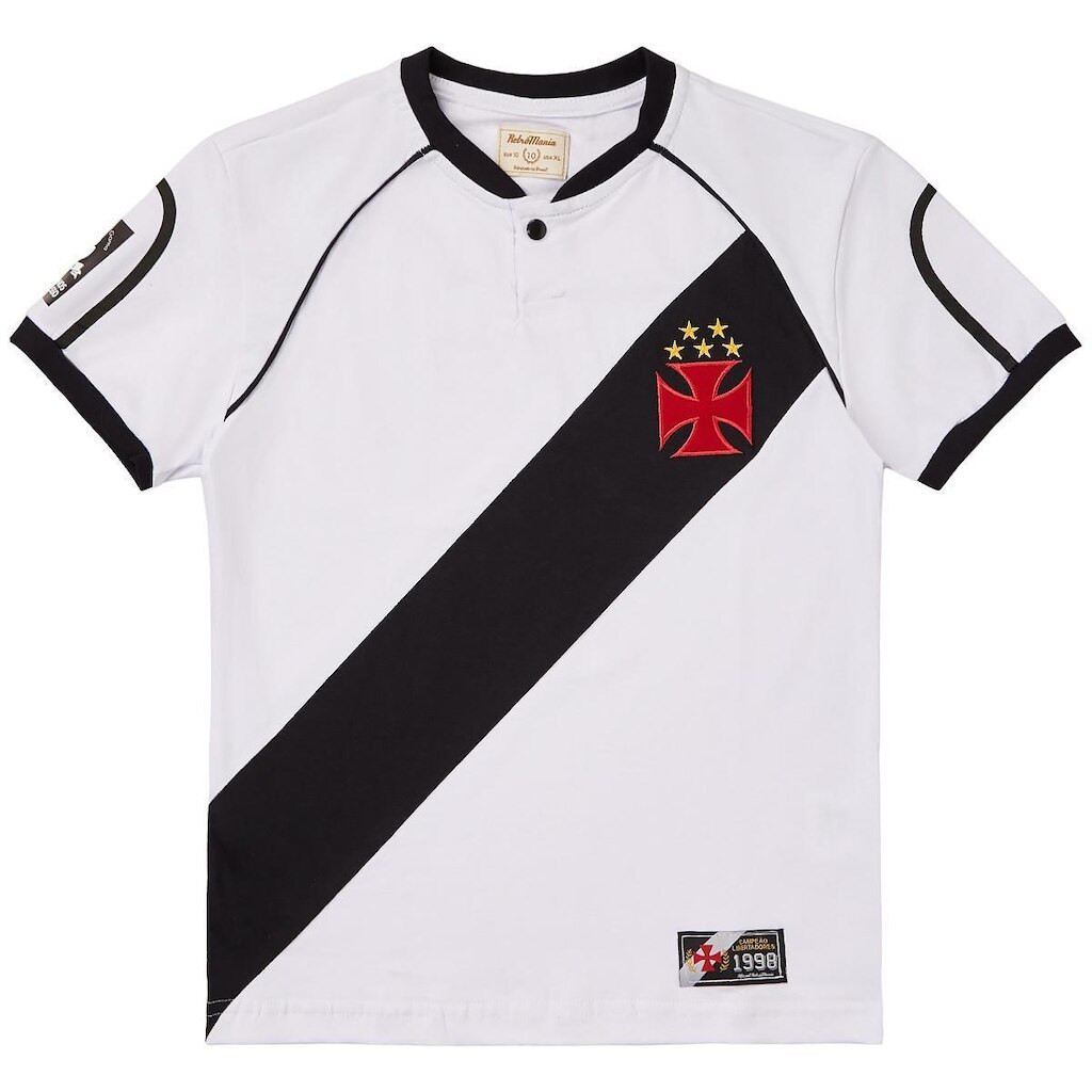 Camisa Vasco da Gama Retrô 1998 Libertadores Juvenil Infantil