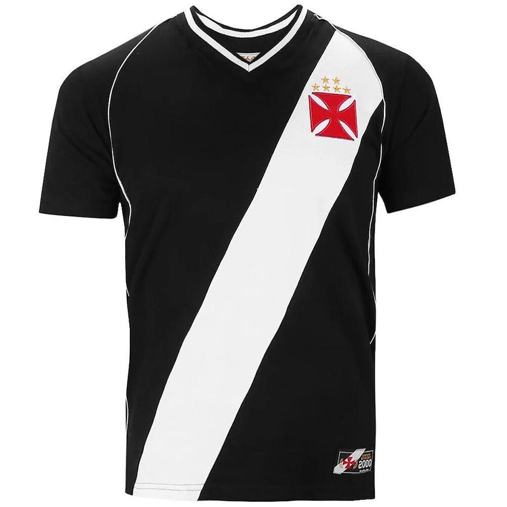 Camisa Vasco Da Gama Retrô 2000 Brasileiro Masculina