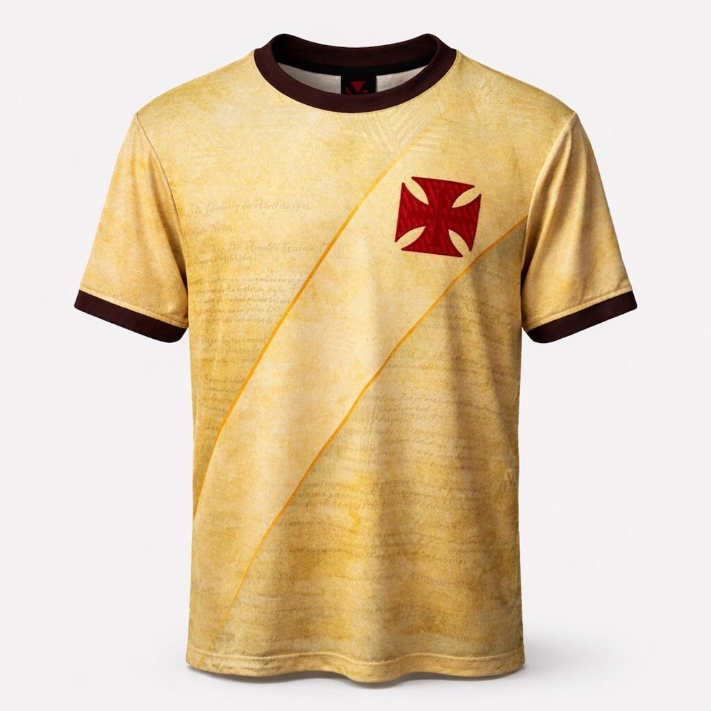 Camisa Vasco da Gama Retrô Libertadores 98 Epic Bege - Masculino