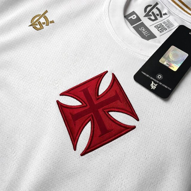 Camisa Vasco da Gama VG Aurélio Branca - Masculino