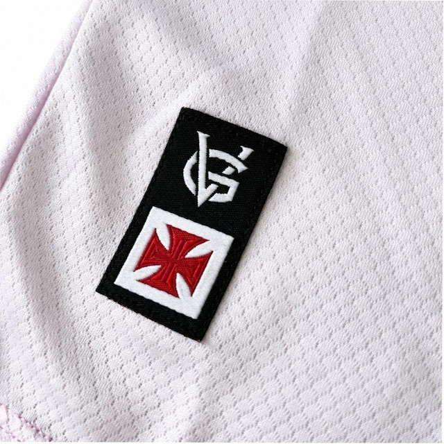 Camisa Vasco da Gama VG Cruz De Malta Rosa - Feminino