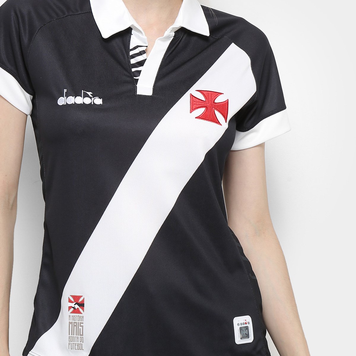 Camisa Vasco I 19/20 s/nº Torcedor Diadora Feminina Preto Shop Vasco Camisa Vasco I 19/20 s/nº Torcedor Diadora Feminina Preto Shop Vasco