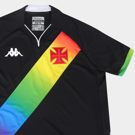 Camisa Vasco I 23/24 Jogador LGBTQIA+ Kappa Masculina