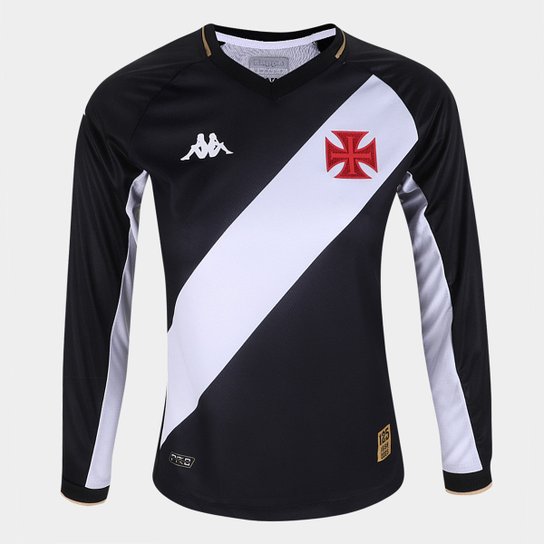 Camisa Vasco I 23/24 s/n° Jogador Kappa Manga Longa Feminina