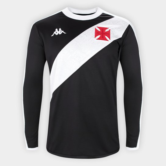 Camisa Vasco I 24/25 Jogador Kappa Manga Longa Masculina