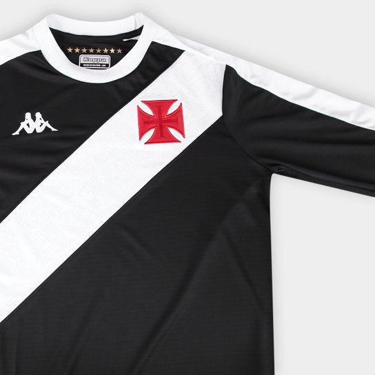 Camisa Vasco I 24/25 Jogador Kappa Manga Longa Masculina