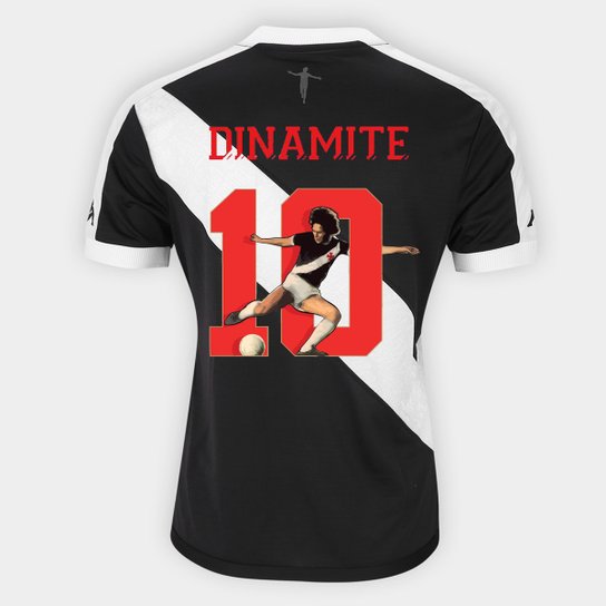 Camisa Vasco I 24/25 Roberto Dinamite nº 10 Jogador Kappa Feminina