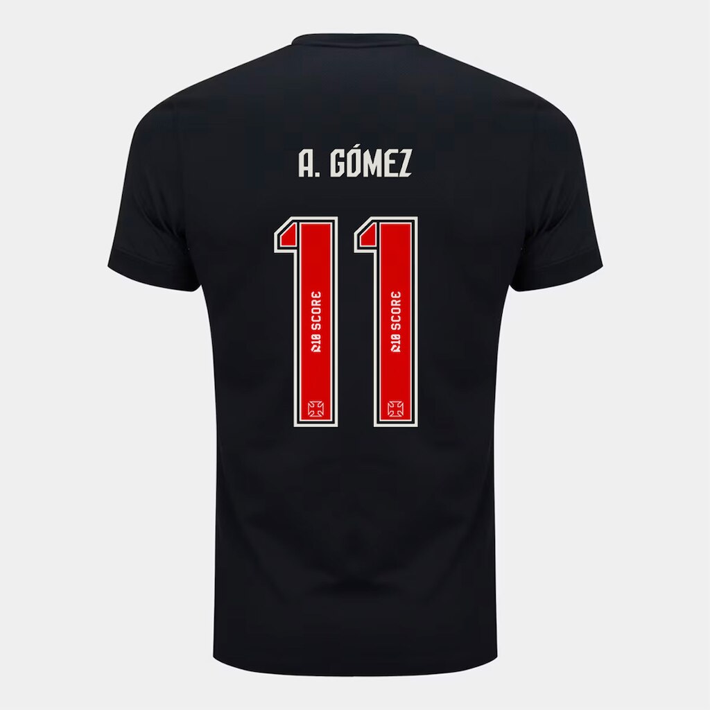 Camisa Vasco I 26/27 A. Gómez Nº 11 Torcedor Nike Masculino