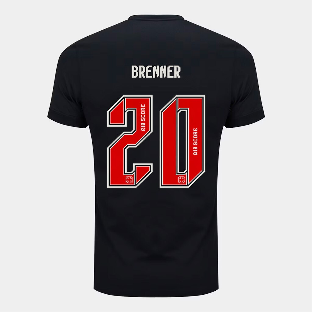 Camisa Vasco I 26/27 Brenner Nº 20 Torcedor Nike Masculino