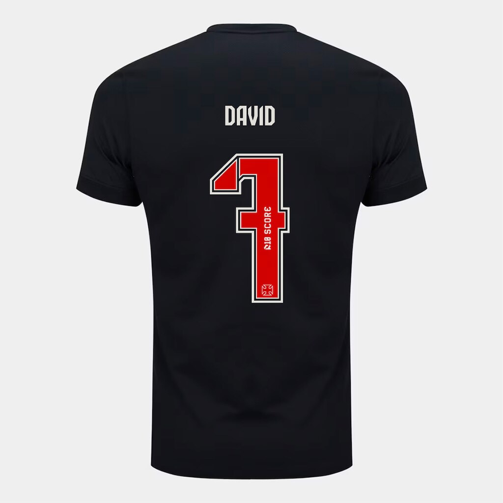 Camisa Vasco I 26/27 David Nº 7 Torcedor Nike Masculino