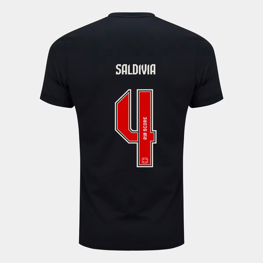 Camisa Vasco I 26/27 Saldavia Nº 4 Torcedor Nike Masculino