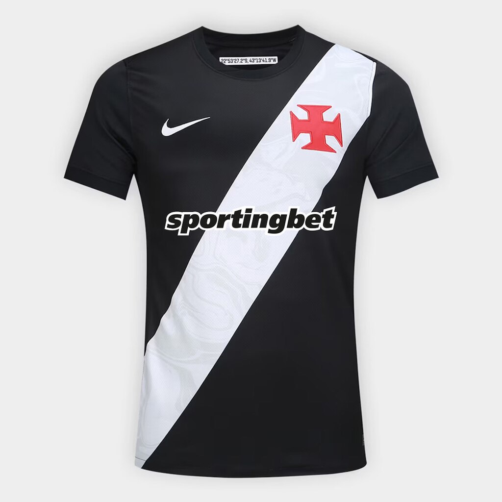 Camisa Vasco I 26/27 Sportingbet Torcedor Nike Masculina