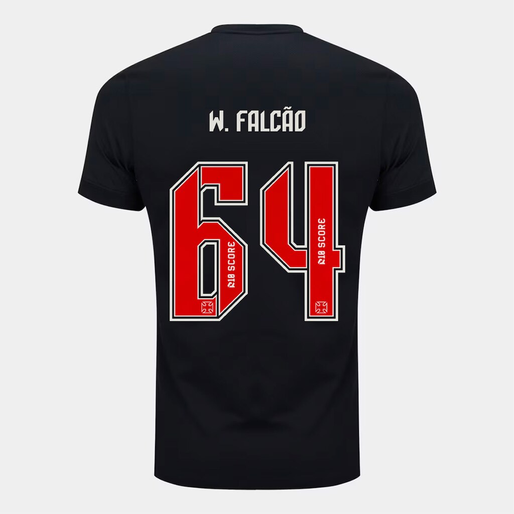 Camisa Vasco I 26/27 W. Falcão Nº 64 Torcedor Nike Masculino