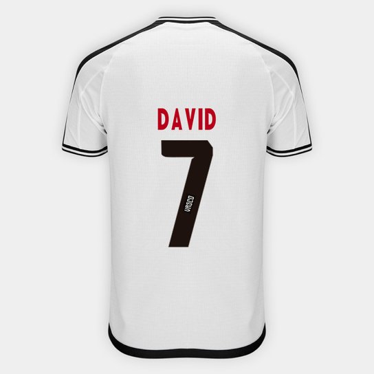 Camisa Vasco II 24/25 - David Nº 7 - Jogador Kappa Masculina