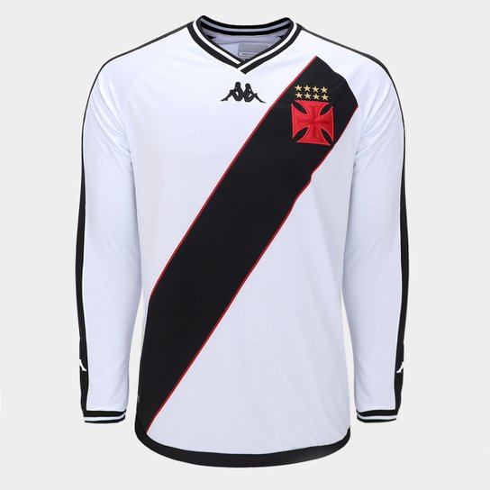 Camisa Vasco II 24/25 s/n° Jogador Kappa Manga Longa Masculina
