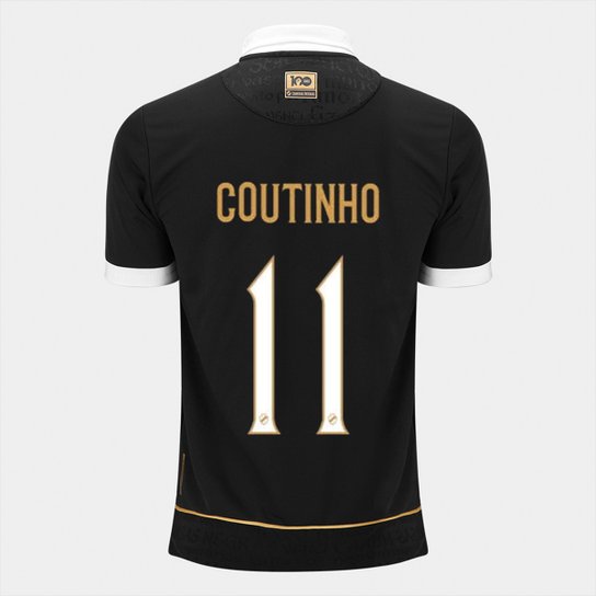 Camisa Vasco III 23/24 - Coutinho nº 11 - Jogador Kappa Masculina