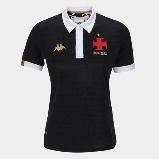 Camisa Vasco III 23/24 s/n° Jogador Kappa Feminina