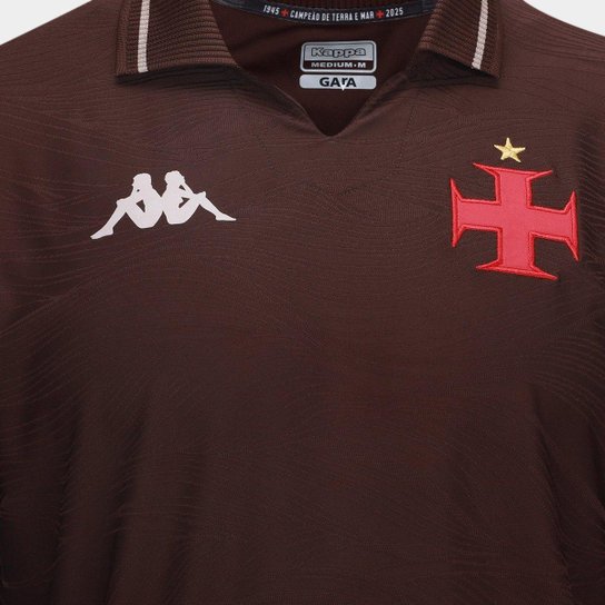Camisa Vasco III 25/26 s/n Jogador Kappa Masculina