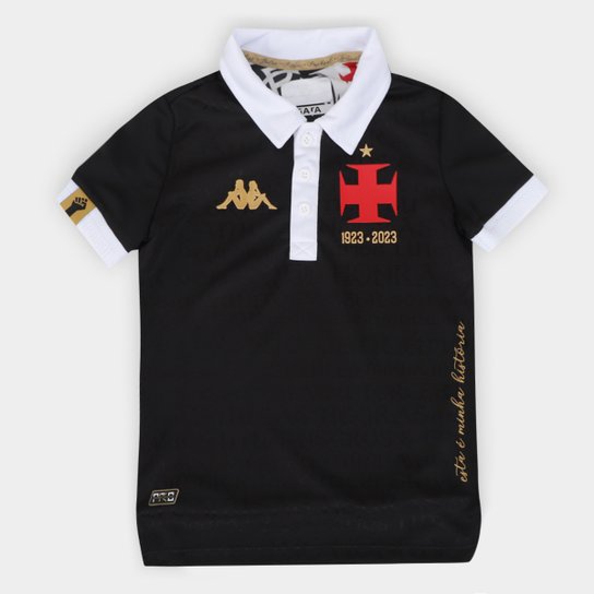 Camisa Vasco Infantil III 23/24 s/n° Jogador Kappa