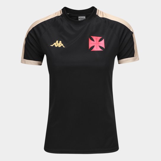 Camisa Vasco Kappa Supporter Gold Feminina