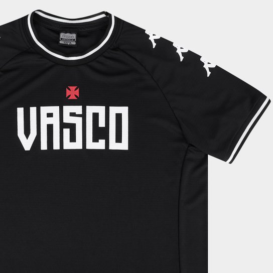 Camisa Vasco Kappa Supporter Lettering Masculina