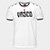 Camisa Vasco Kappa Supporter Lettering Masculina - Branco